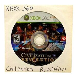Sid Meier’s Civilization Revolution Xbox 360 (NO HARD COVER CASE)